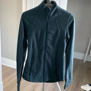 Lululemon green zip up sweatshirt